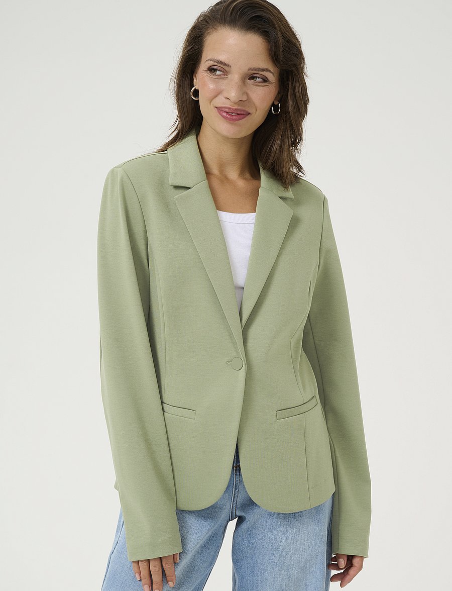 Kaffe - KAjenny Blazer - einreihige blazer - oil green - 0