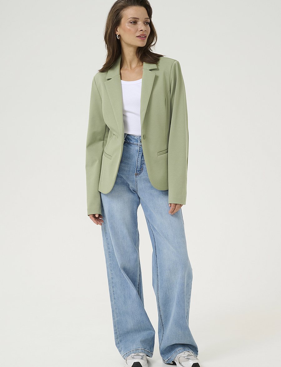 Kaffe - KAjenny Blazer - einreihige blazer - oil green - 3