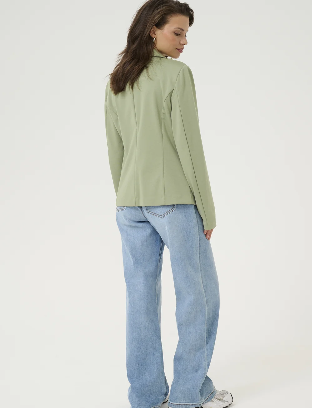 Kaffe - KAjenny Blazer - enkelknäppta kavajer - oil green - 4