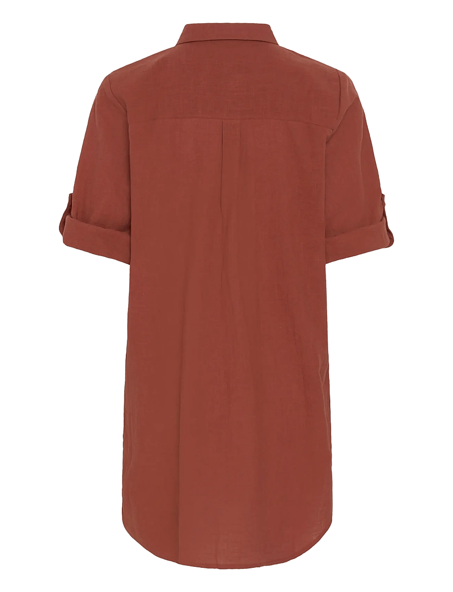 Kaffe - KApauline Shirt Dress - hemdkleider - henna - 2