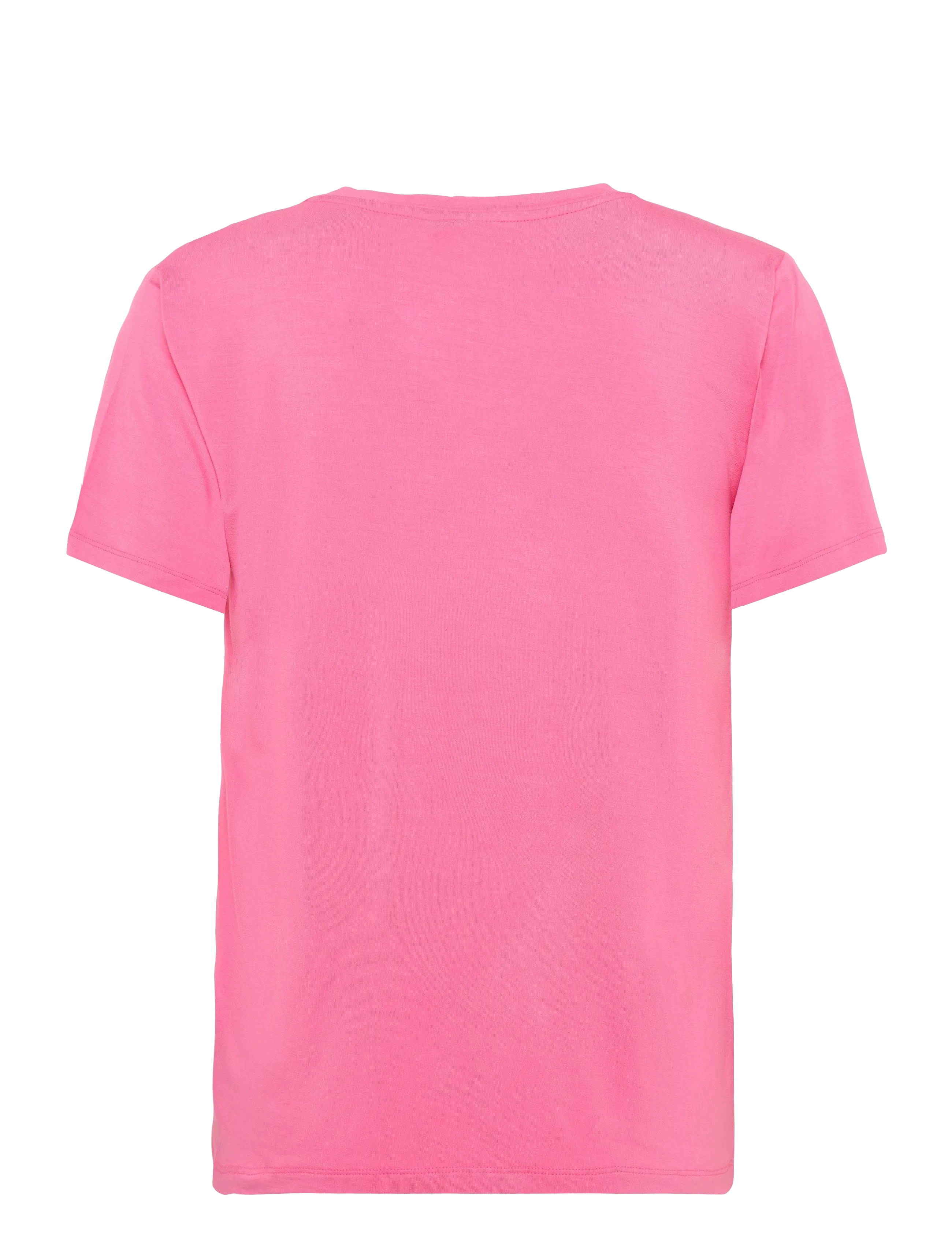 Kaffe - KAfrida V-Neck T-Shirt - pink power - 1