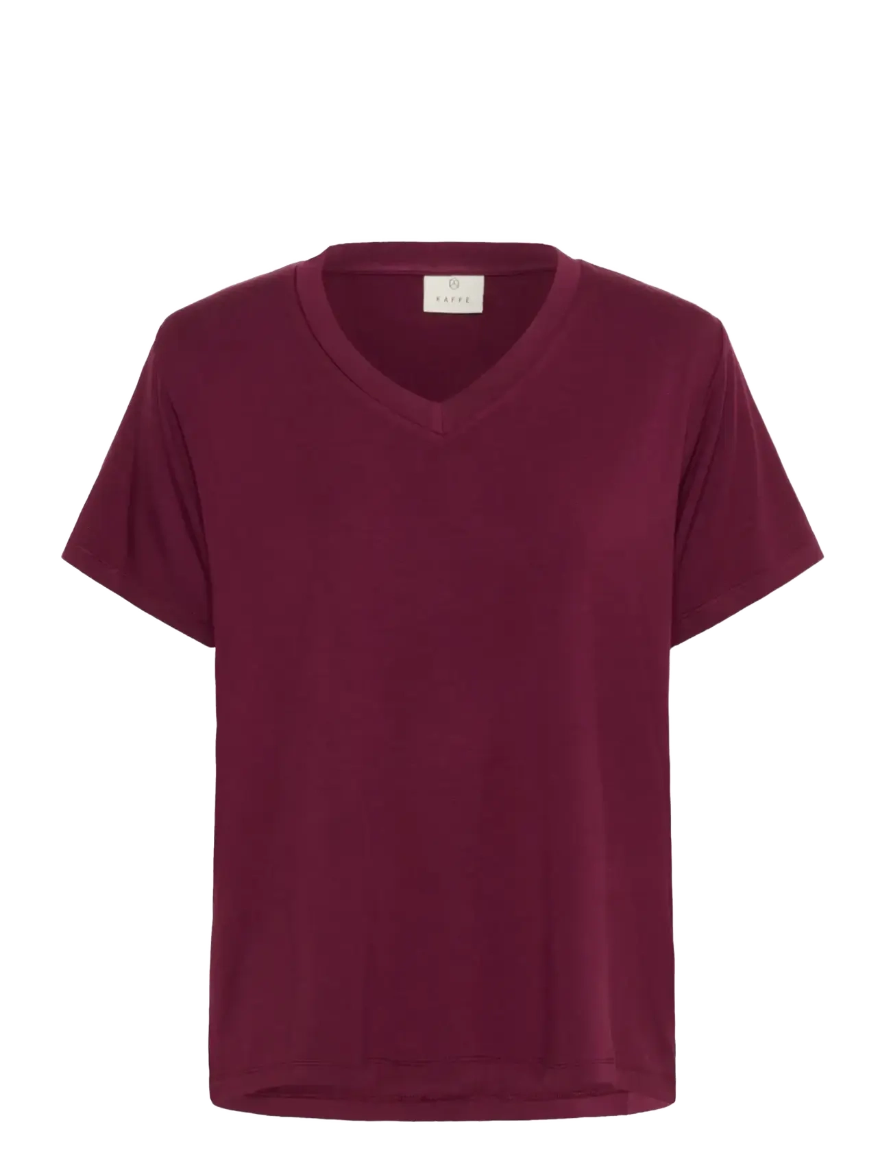 Kaffe - KAfrida V-Neck T-Shirt - windsor wine - 1