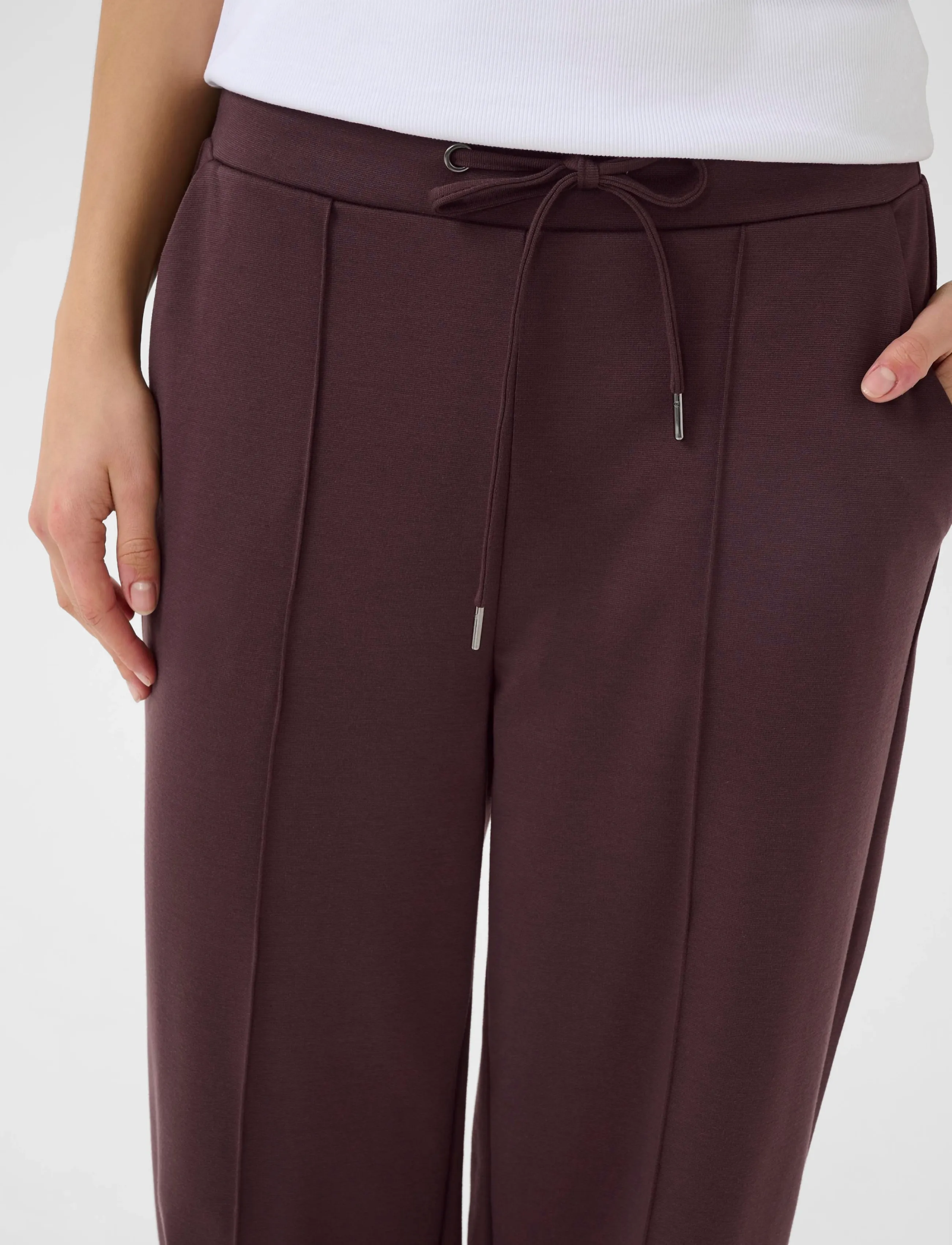Kaffe - KAjenny Straight Pants - hverdags stil - fudge - 5