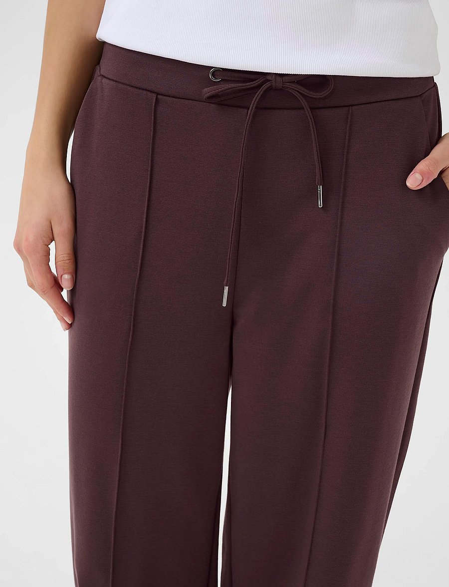 Kaffe - KAjenny Straight Pants - hverdags stil - fudge - 5