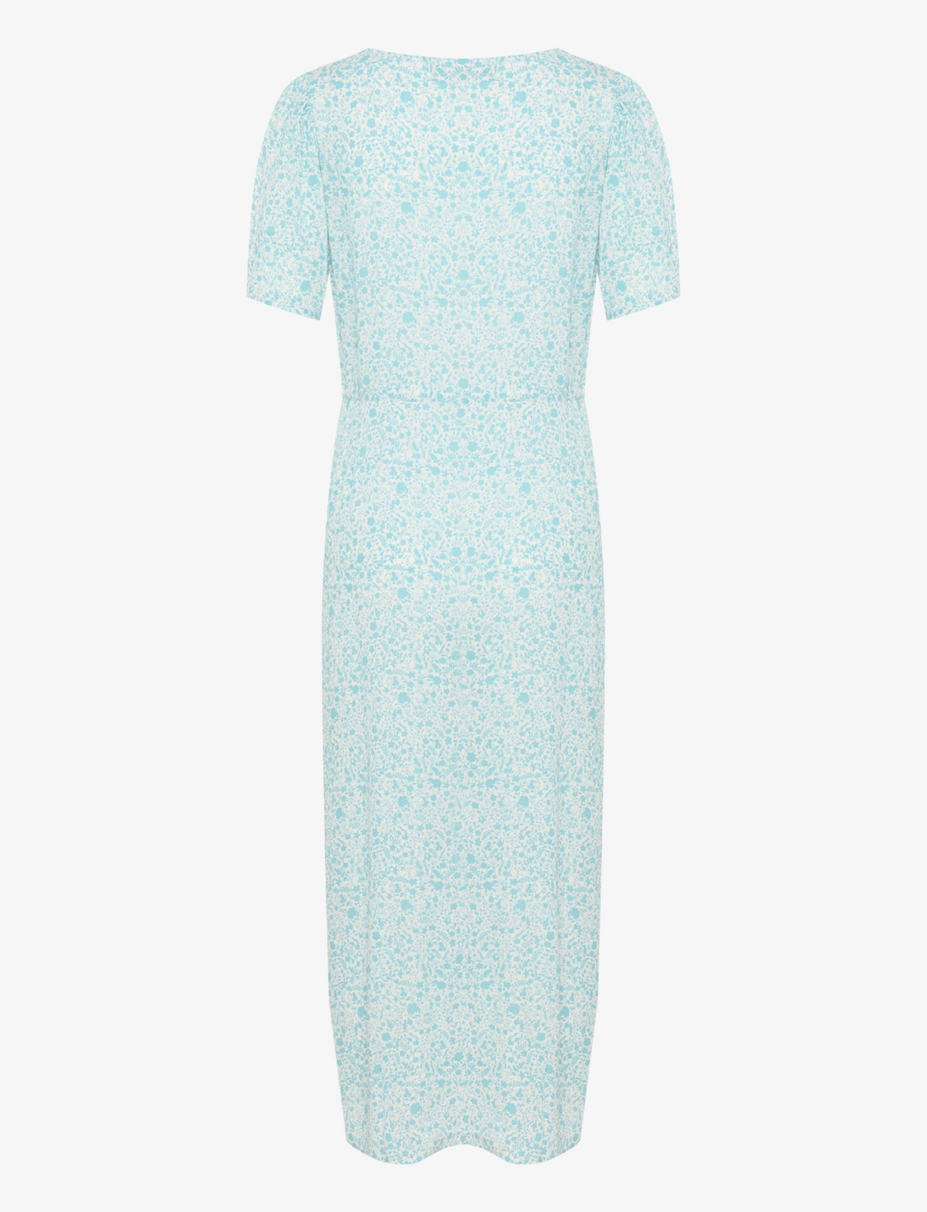 Kaffe - KAamber Long Dress - midikleidid - blue atoll petit fleur - 2