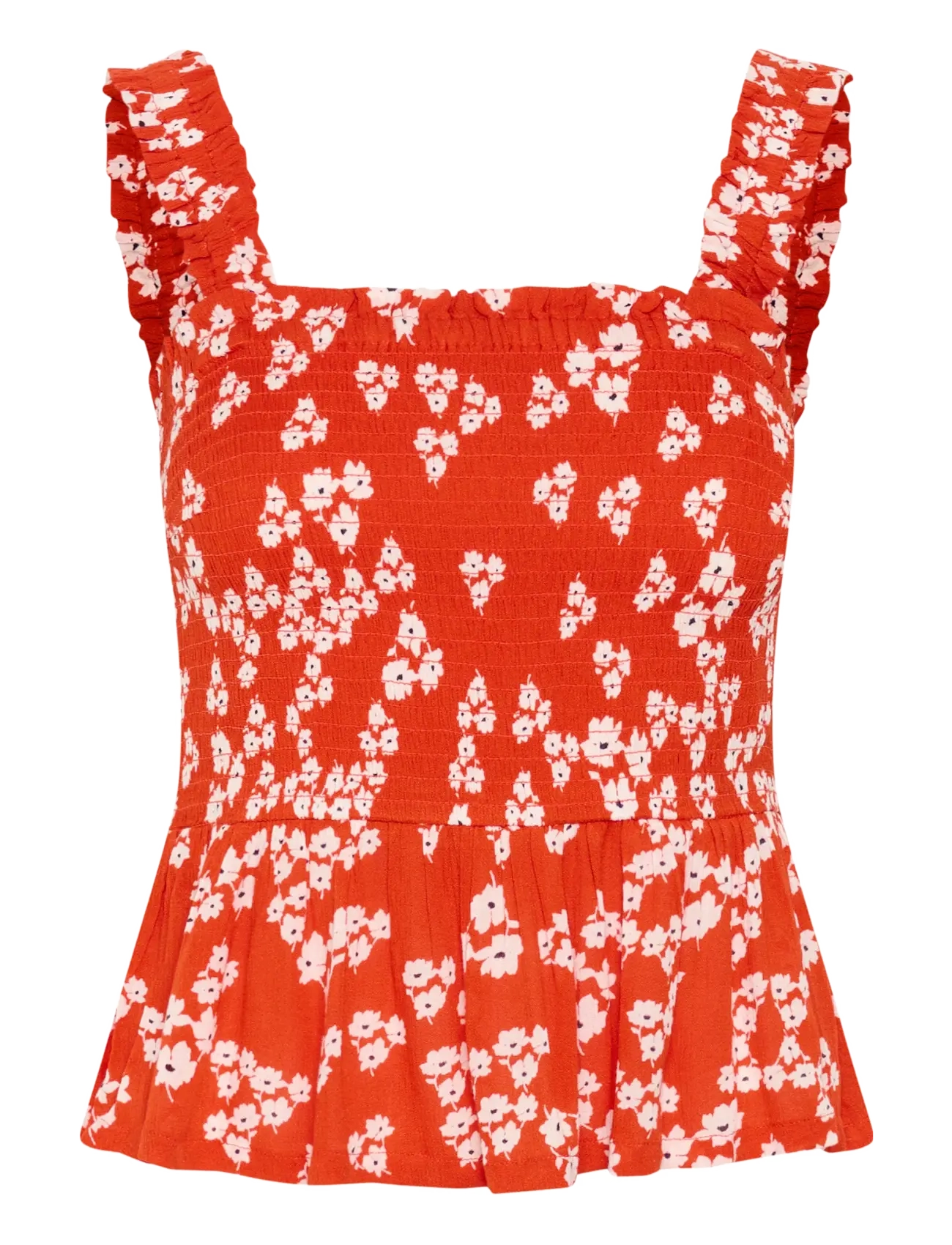 KAFFE Kaamber Smock Oberteil Rot - 34 - Damen