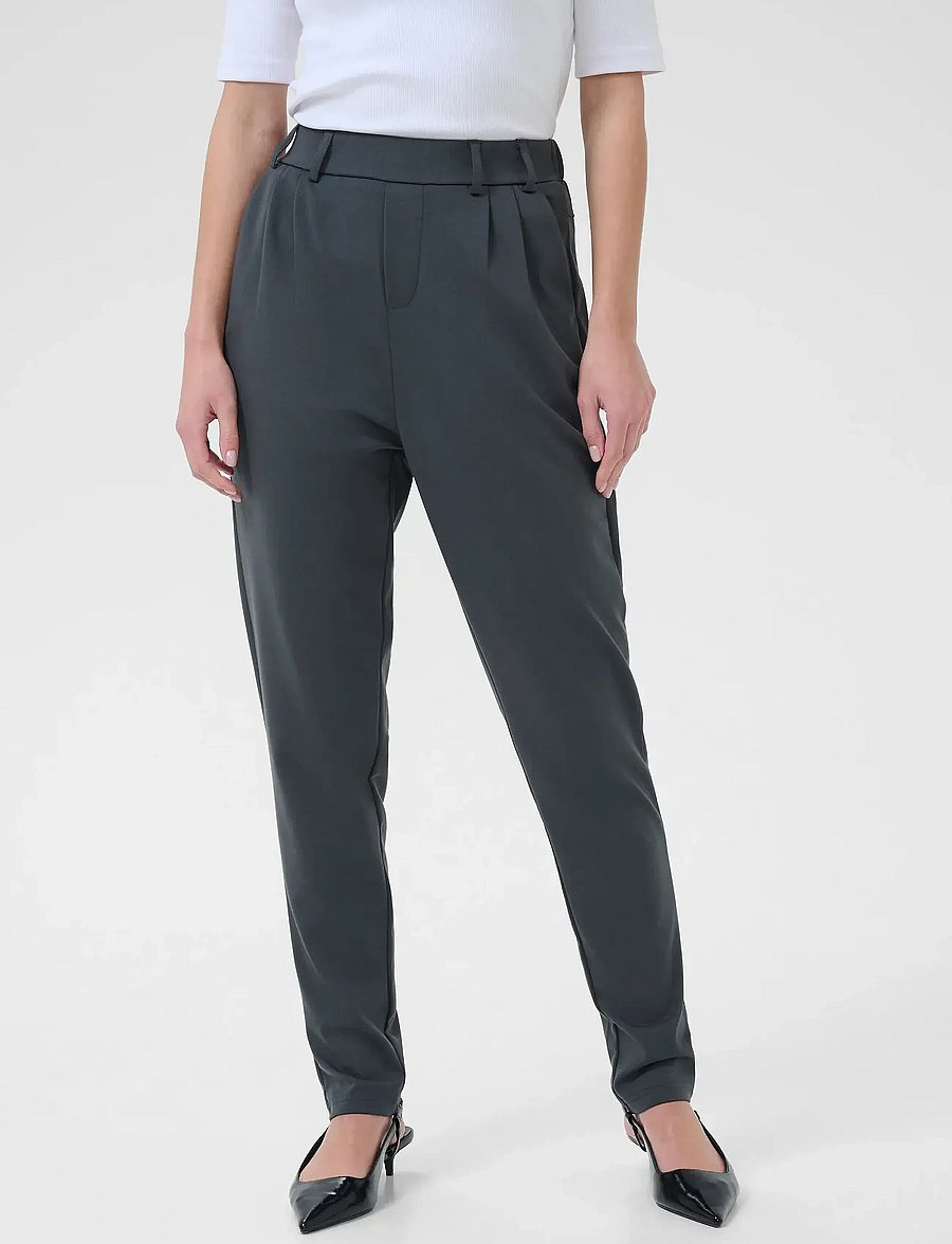 Kaffe - KAjenny Pants - slim-fit hosen - black oyster - 0