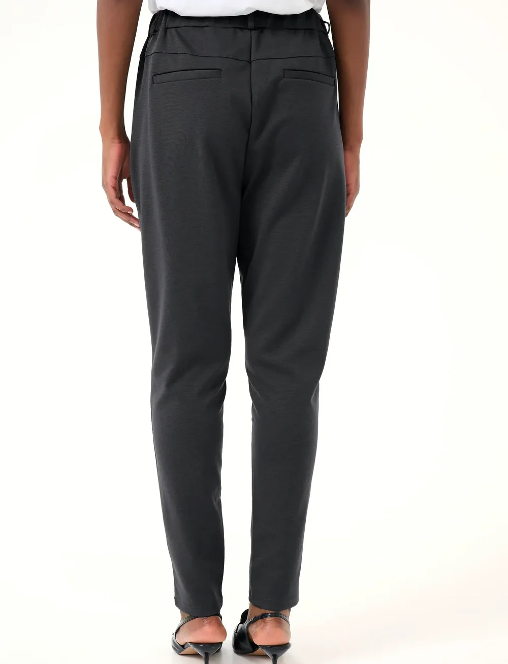 Kaffe - KAjenny Pants - slim fit bukser - black oyster - 5