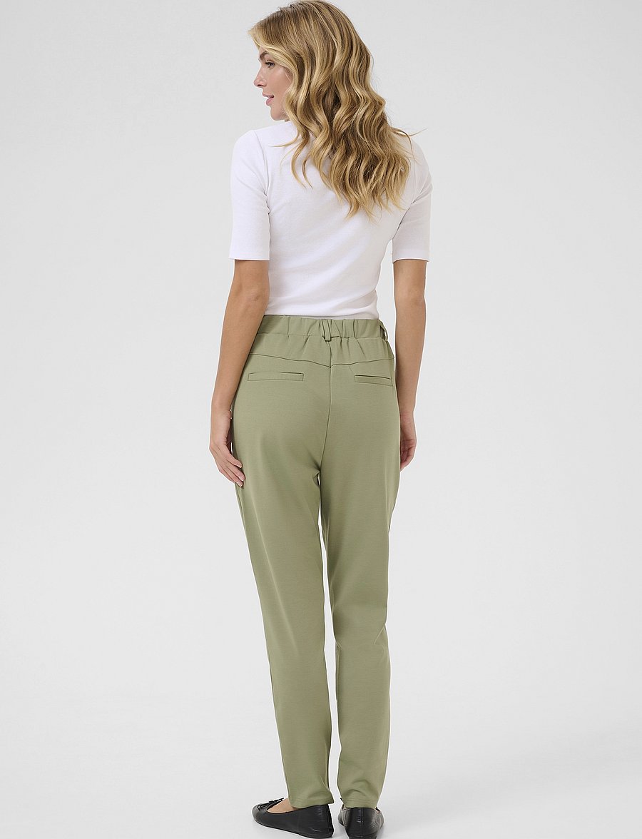 Kaffe - KAjenny Pants - slim-fit hosen - oil green - 4