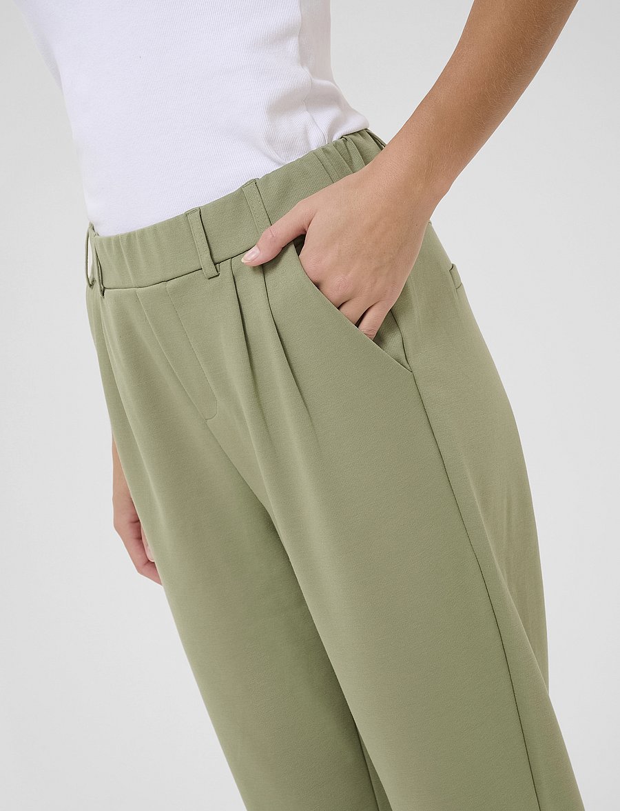 Kaffe - KAjenny Pants - slim-fit hosen - oil green - 5