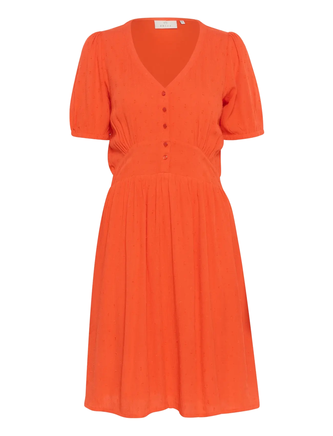 KAFFE Karonna Kleid Orange - 34 - Damen
