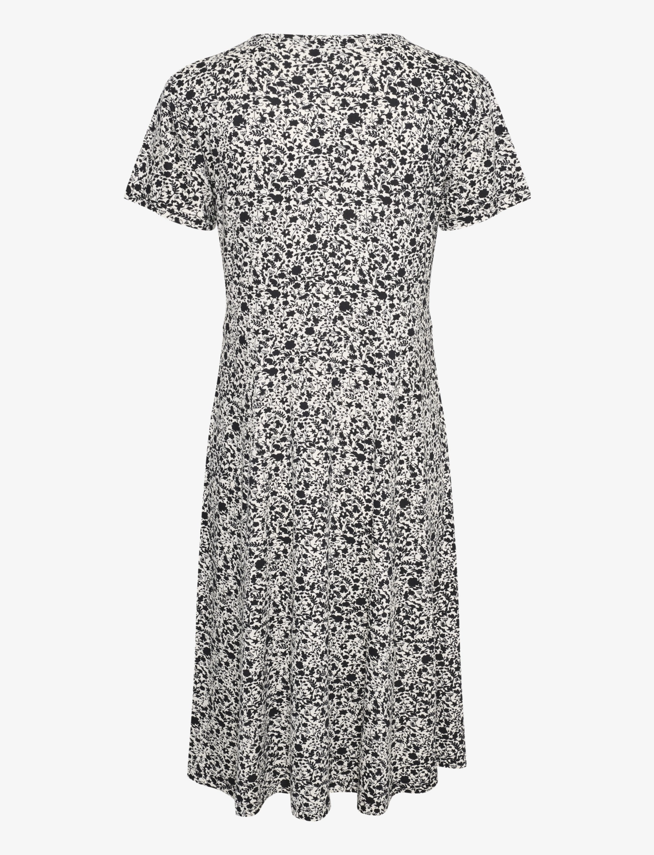 Kaffe - KAmille Jersey Dress - black/chalk petit fleur - 1