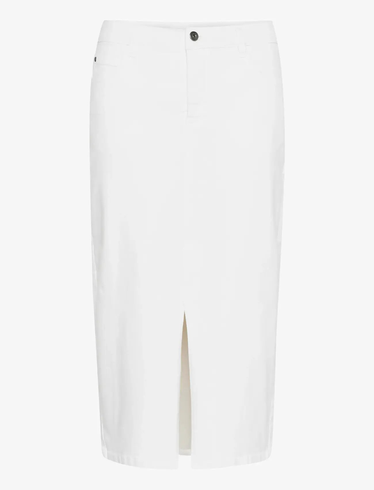 Kaffe - KAzelina Denim Skirt - denimnederdele - chalk - 1