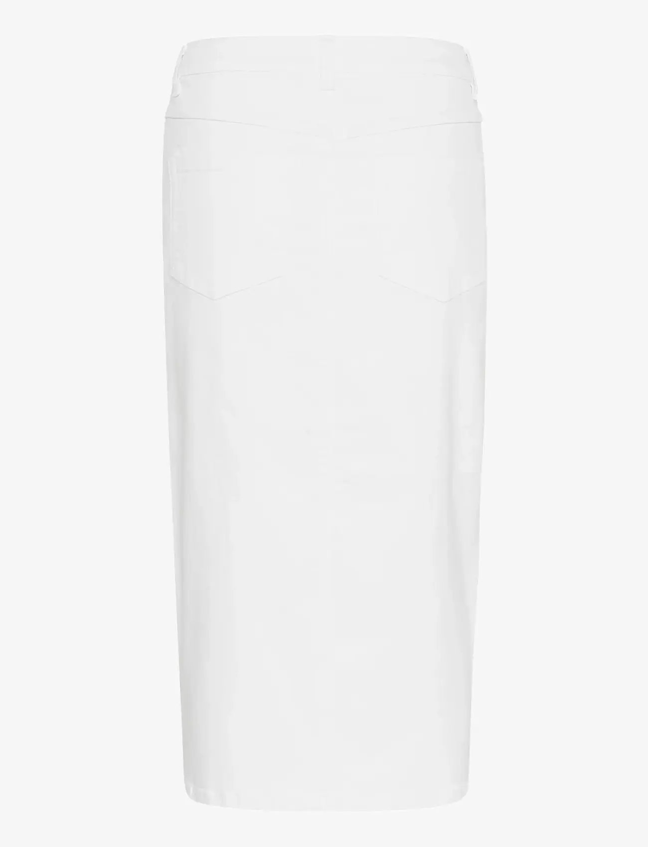 Kaffe - KAzelina Denim Skirt - denimnederdele - chalk - 2