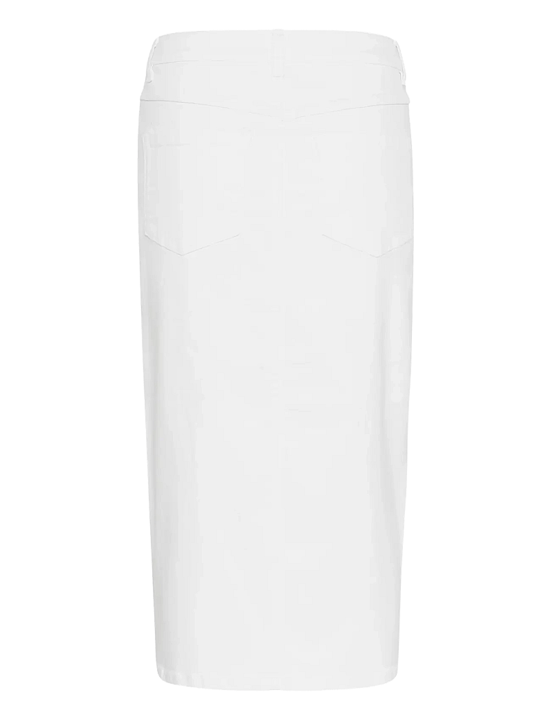 Kaffe - KAzelina Denim Skirt - denimnederdele - chalk - 2