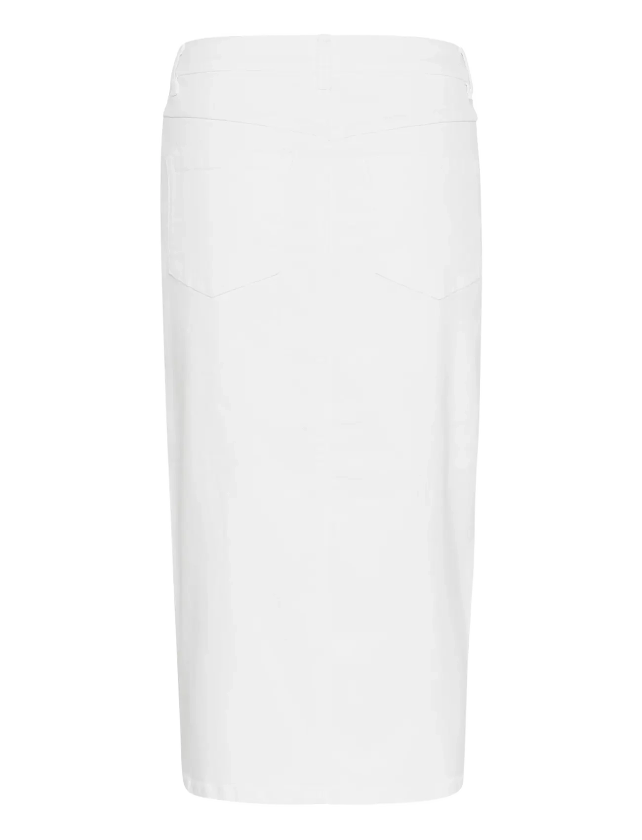 Kaffe - KAzelina Denim Skirt - midi-röcke - chalk - 2