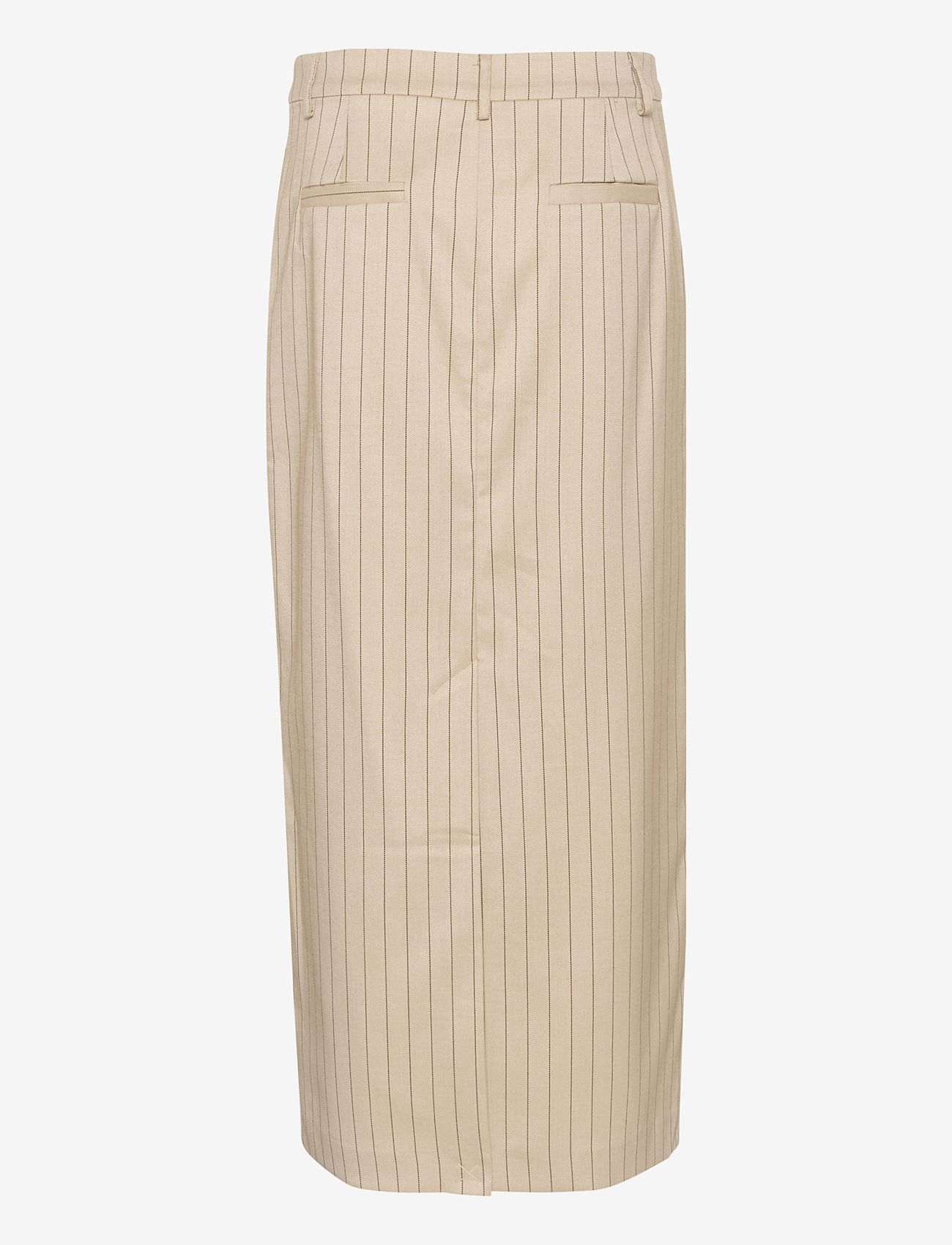 Kaffe - KAagathe Skirt - maxi skirts - sand/black pin stripe - 1