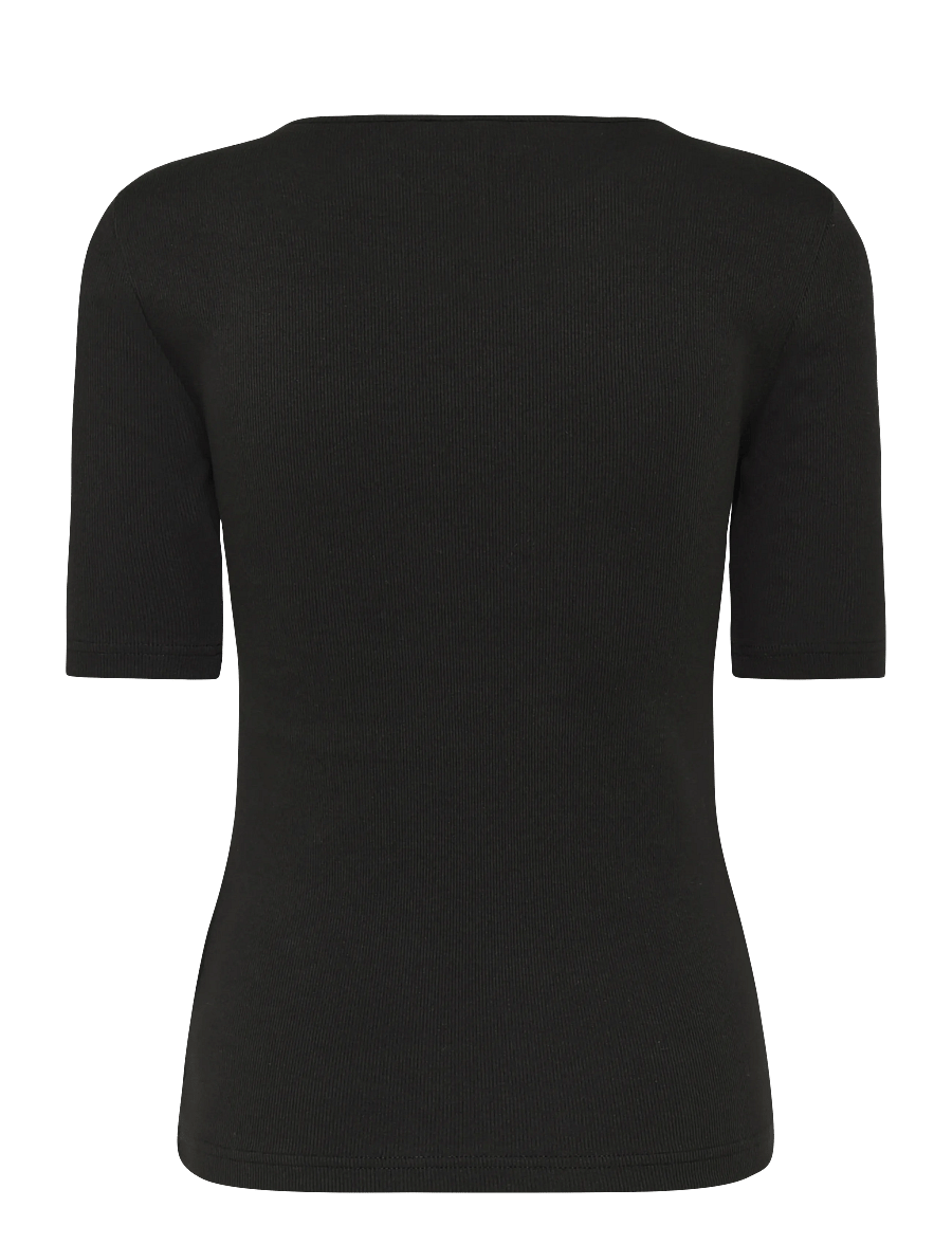 Kaffe - KAcarna T-Shirt - t-shirts - black deep - 1