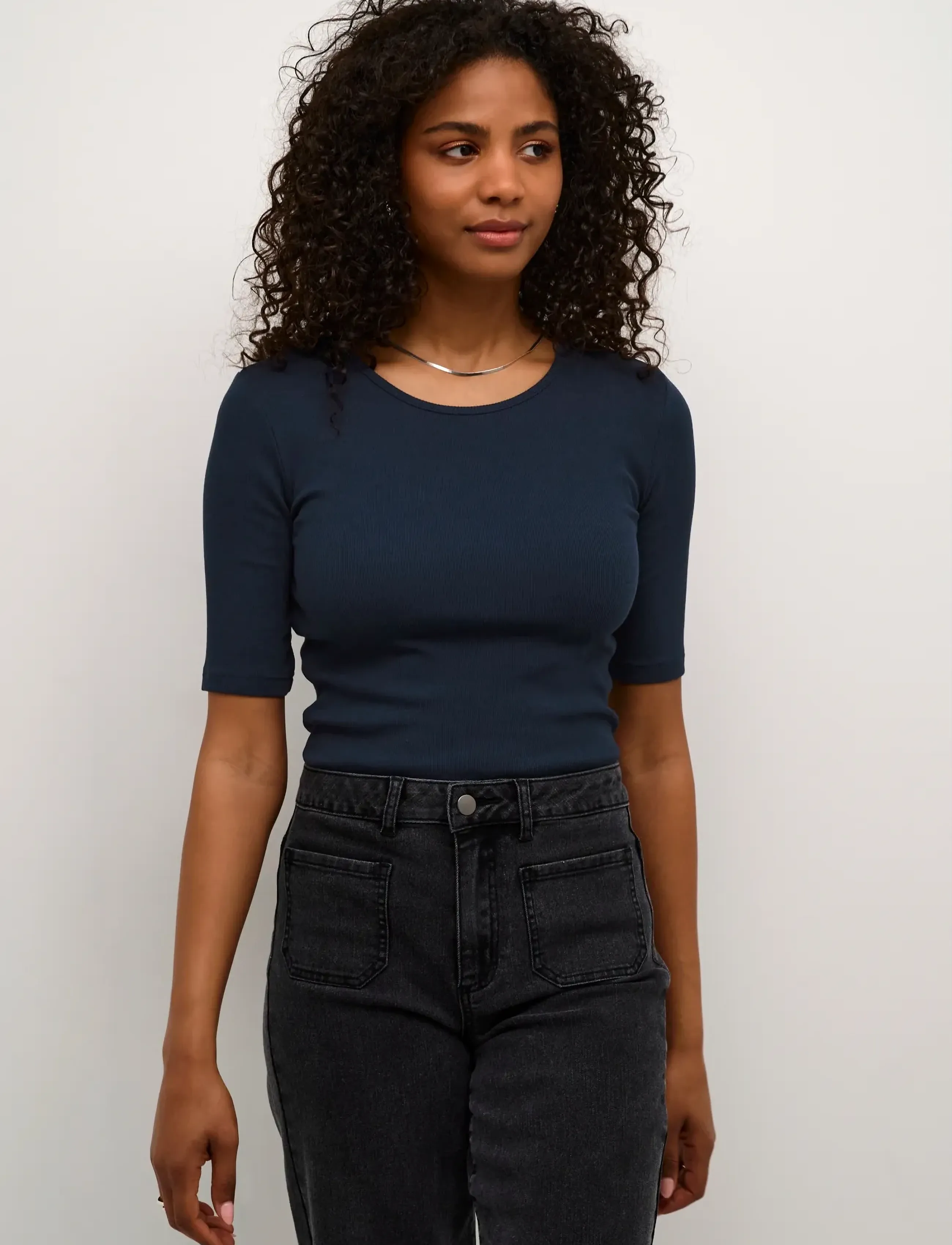 Kaffe KAcarna T-Shirt - T-shirts & Tops - MIDNIGHT MARINE / navy