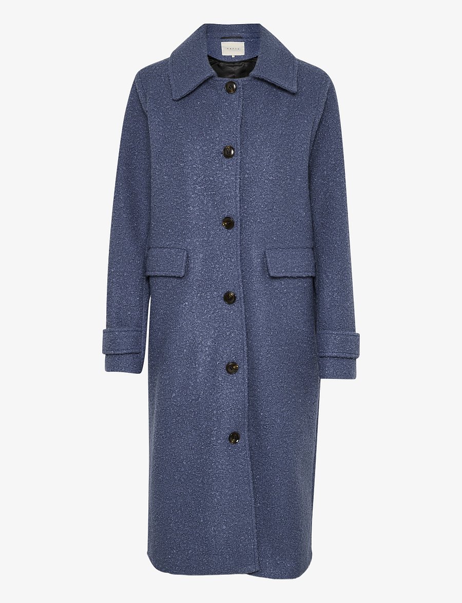 Kaffe - KAannelise Coat - mäntel - blue indigo - 1