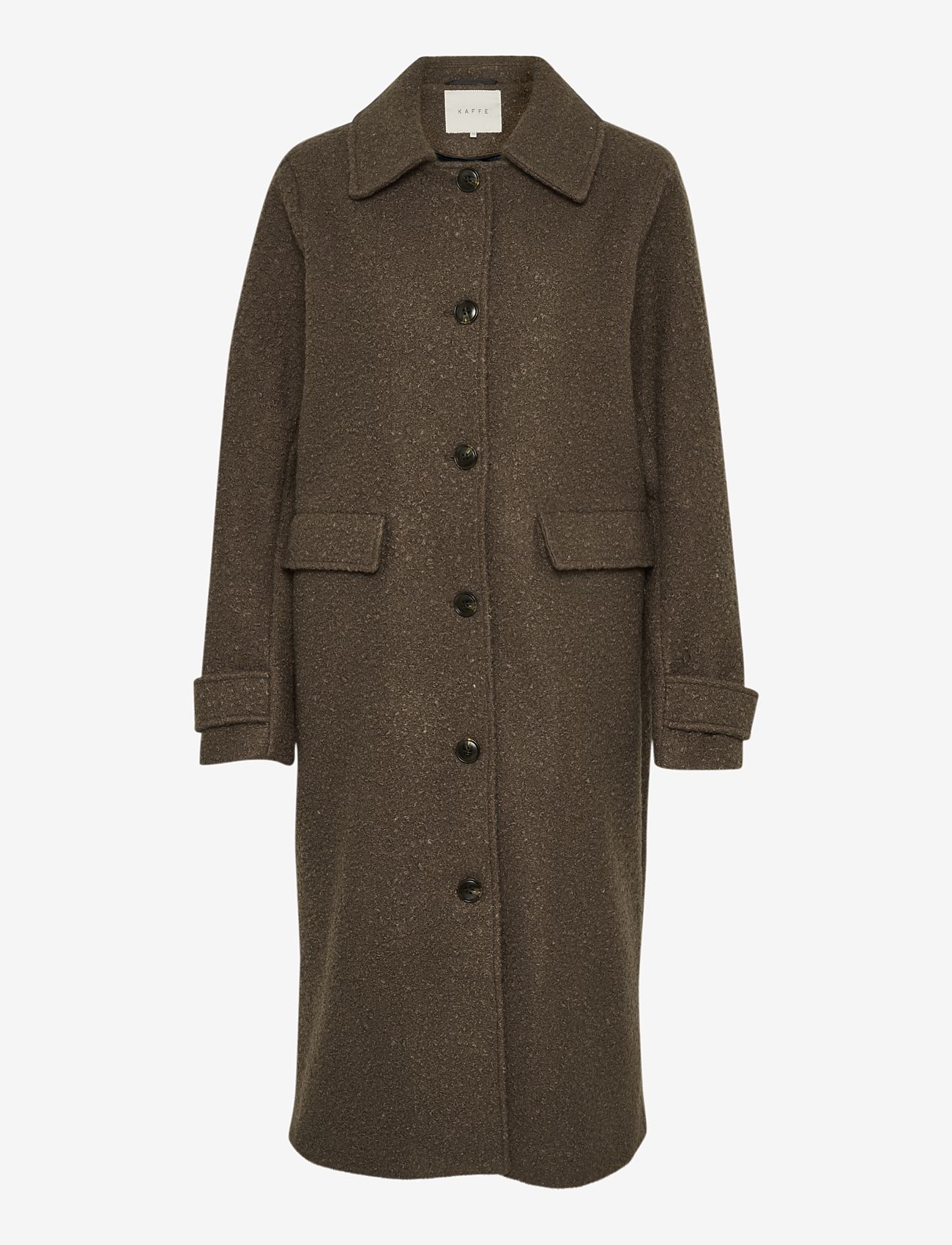 Kaffe - KAannelise Coat - overtøj - chestnut - 0