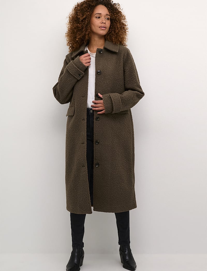 Kaffe - KAannelise Coat - kappor - chestnut - 0