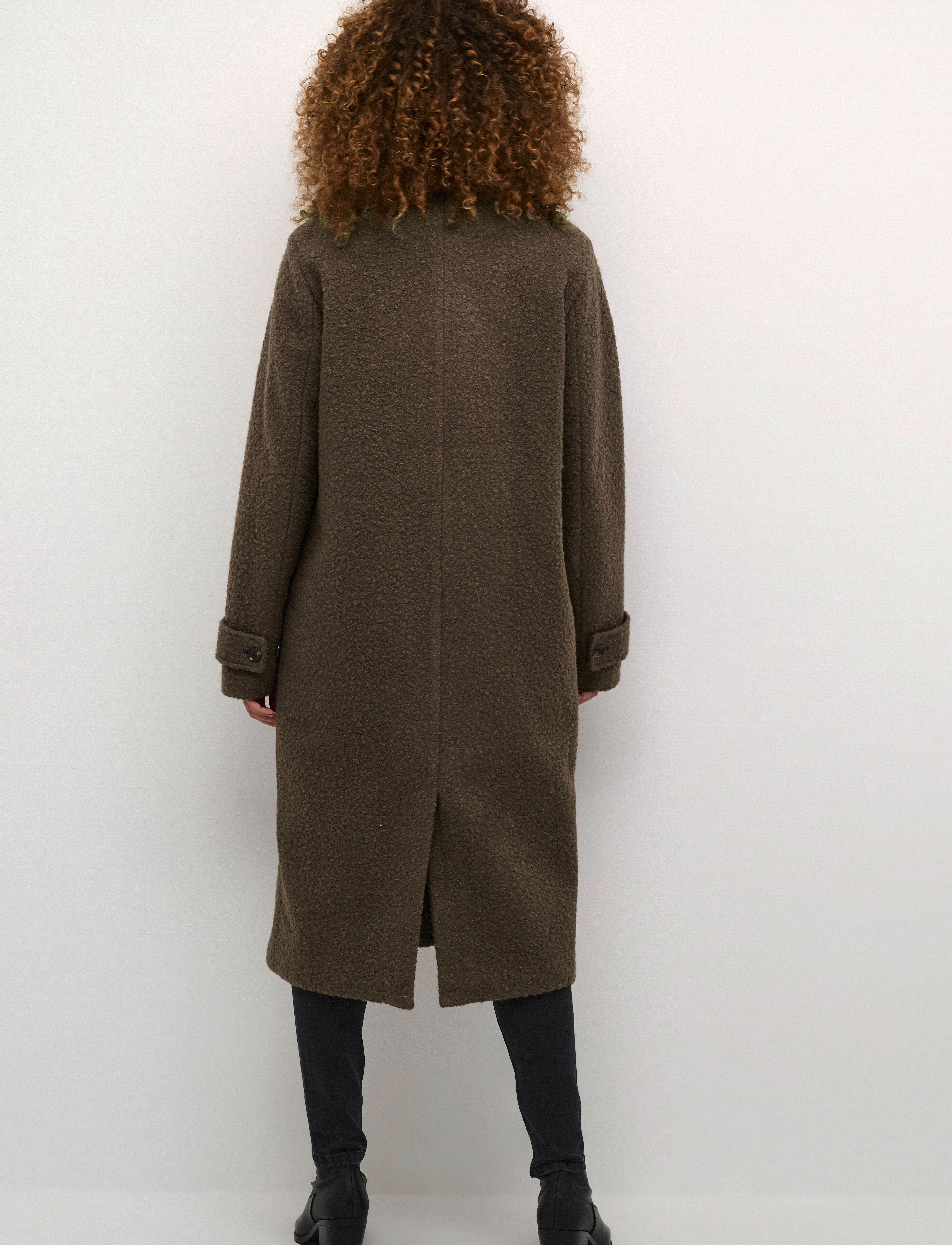 Kaffe - KAannelise Coat - overtøj - chestnut - 3