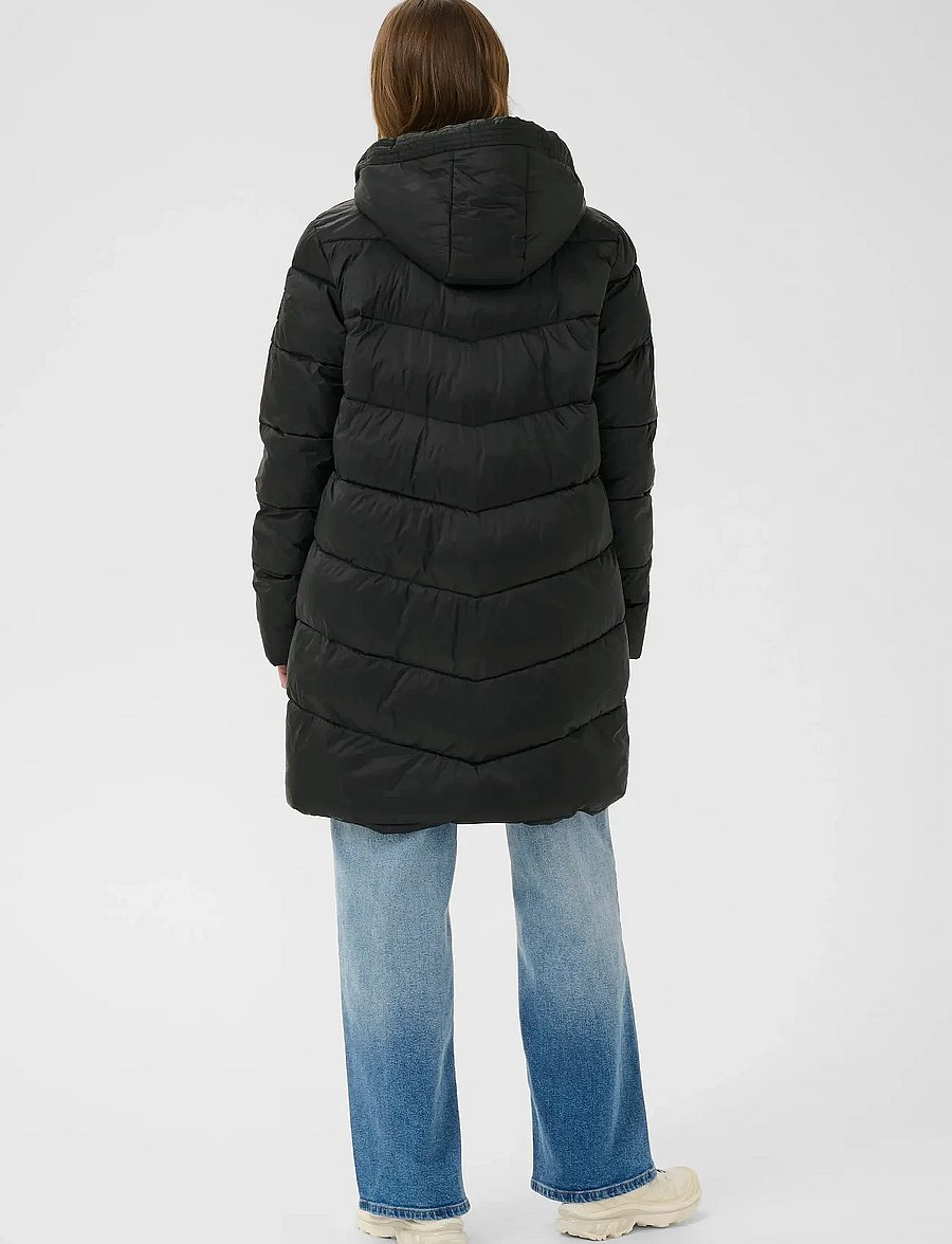 Kaffe - KAsusanne Coat - vinterjackor - black deep - 4
