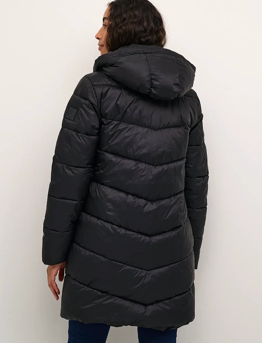 Kaffe - KAsusanne Coat - vinterjackor - black deep - 5