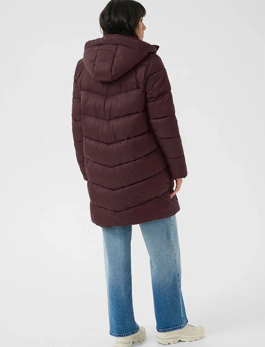 Kaffe - KAsusanne Coat - winterjacken - fudge - 4
