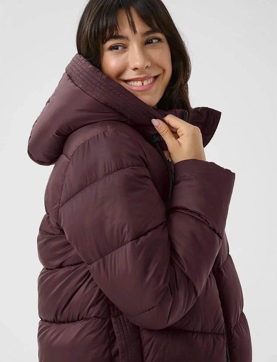 Kaffe - KAsusanne Coat - winterjacken - fudge - 5
