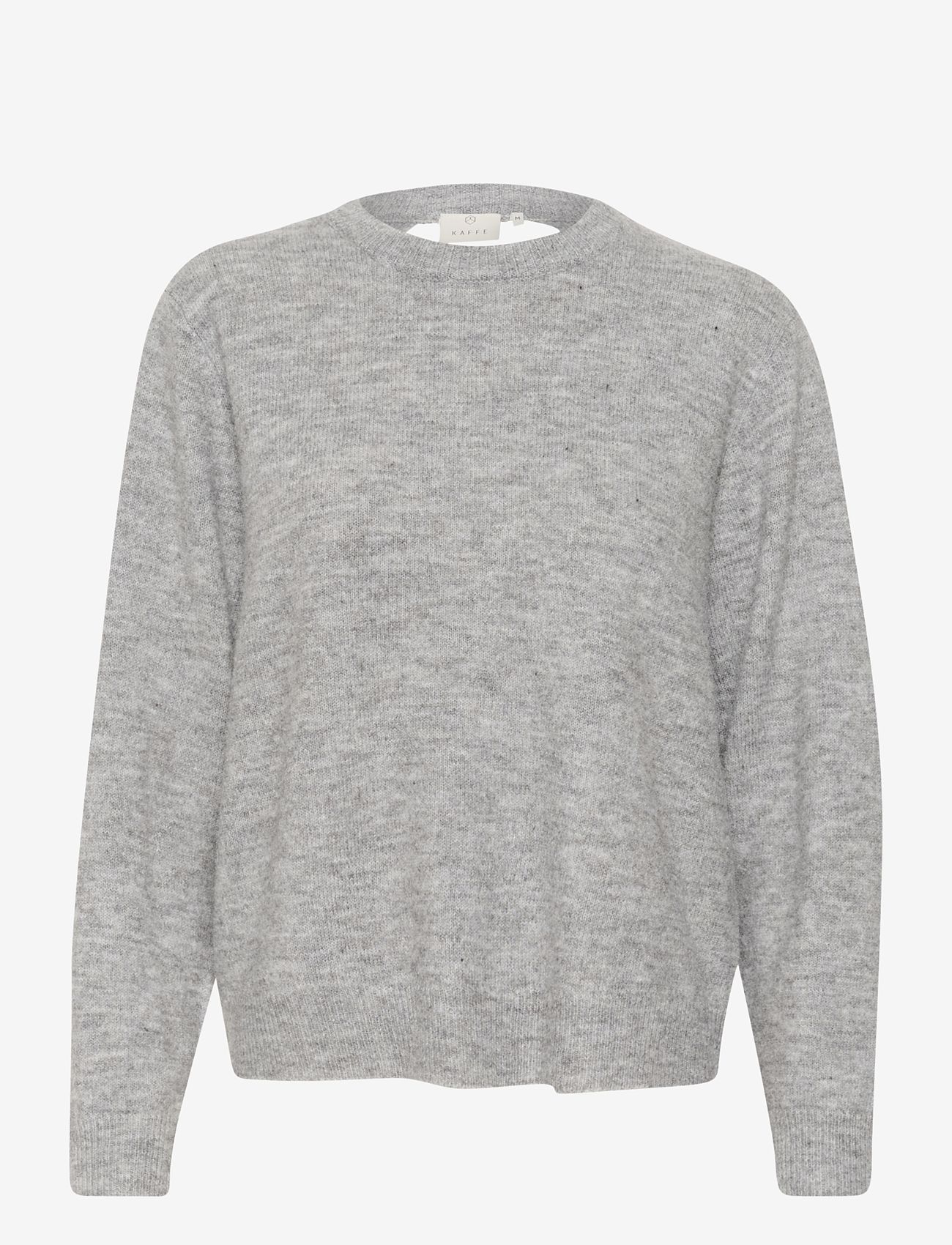 Kaffe - KAmalene Open Back Pullover - herbstliche kleidung - grey melange - 0