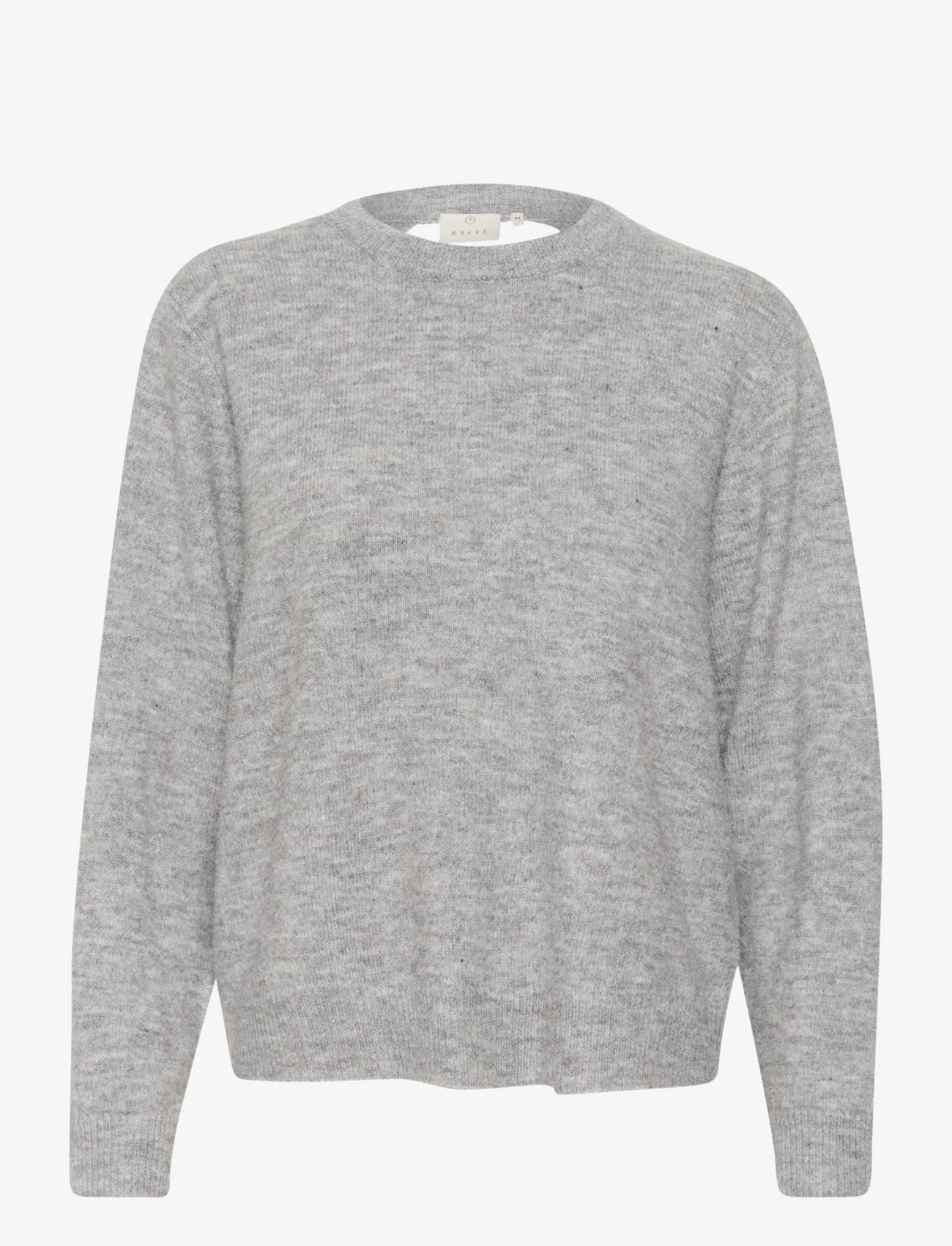 Kaffe - KAmalene Open Back Pullover - grey melange - 1