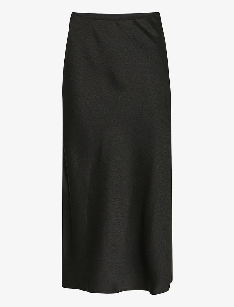 Kaffe - KAlotte Skirt - satiinist seelikud - black deep - 1