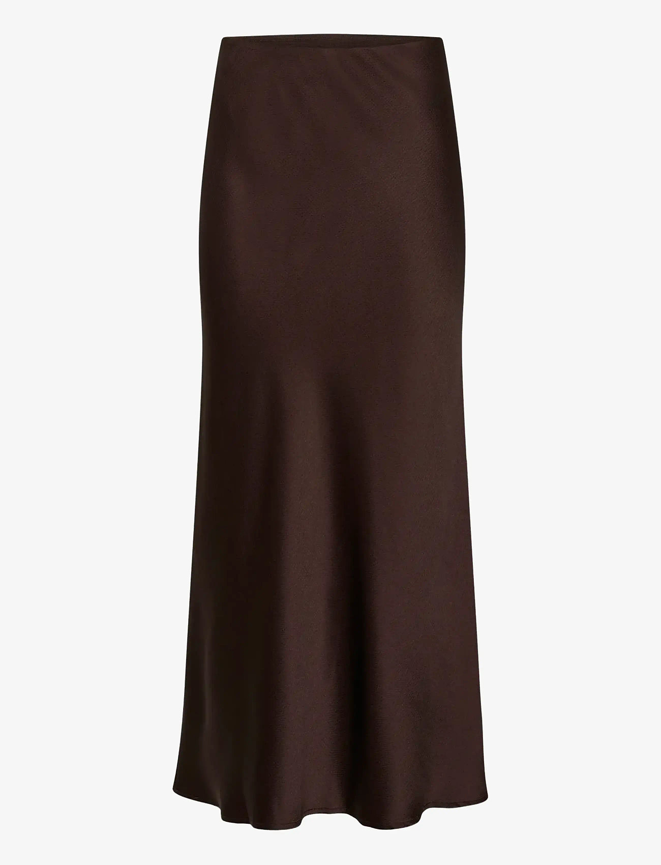 Kaffe - KAlotte Skirt - satiinist seelikud - coffee bean - 1