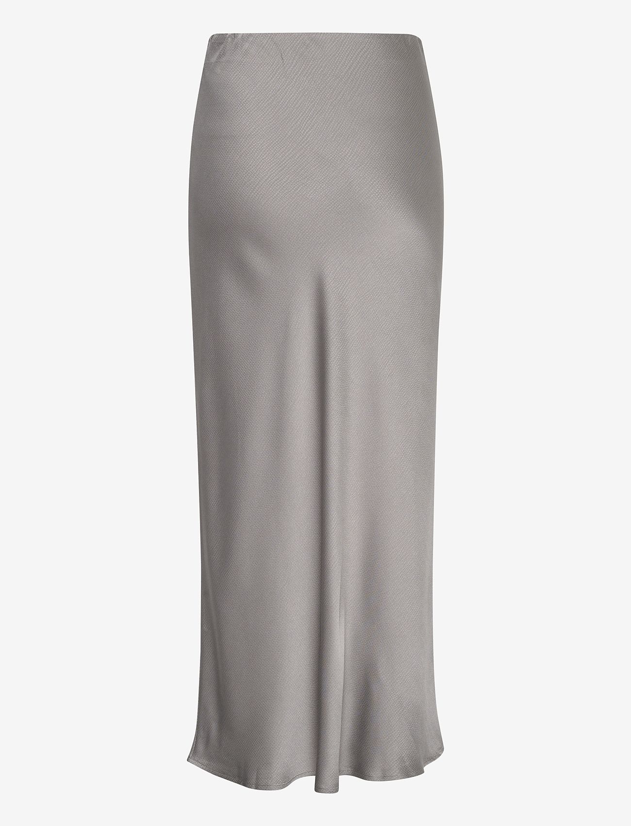Kaffe - KAlotte Skirt - satin skirts - steeple gray - 2