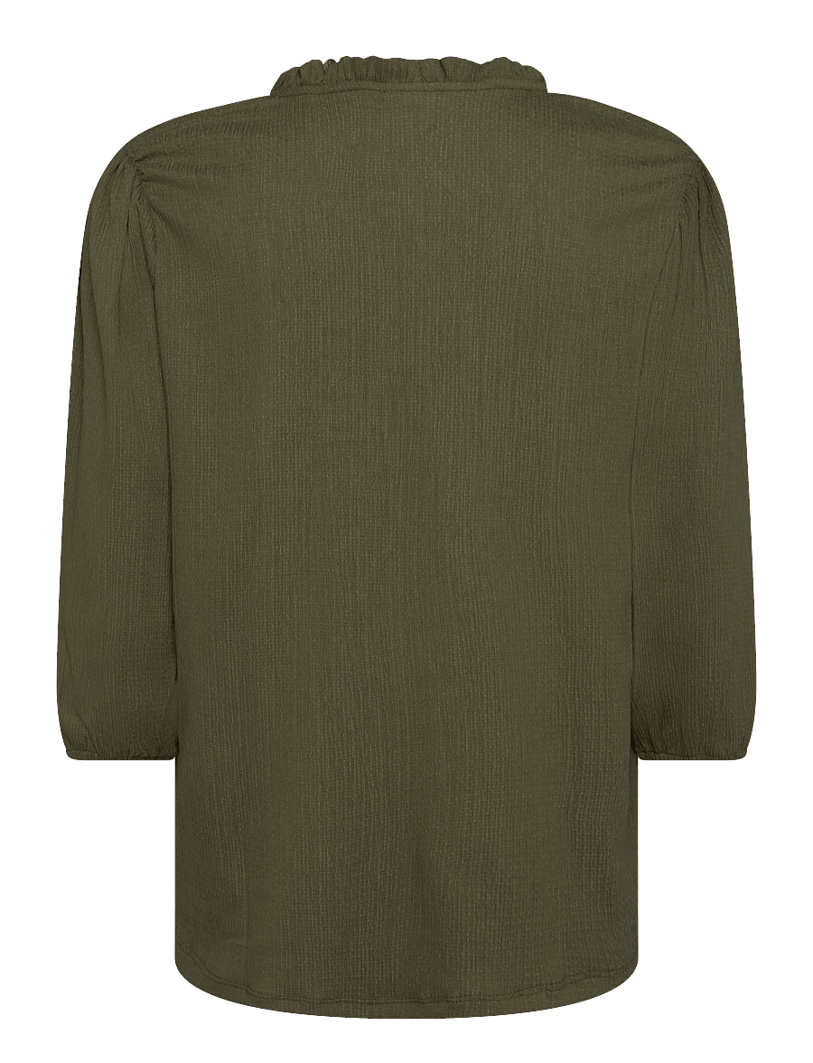 Kaffe - KAkatrine Blouse - blusar med trekvartsärmar - grape leaf - 1