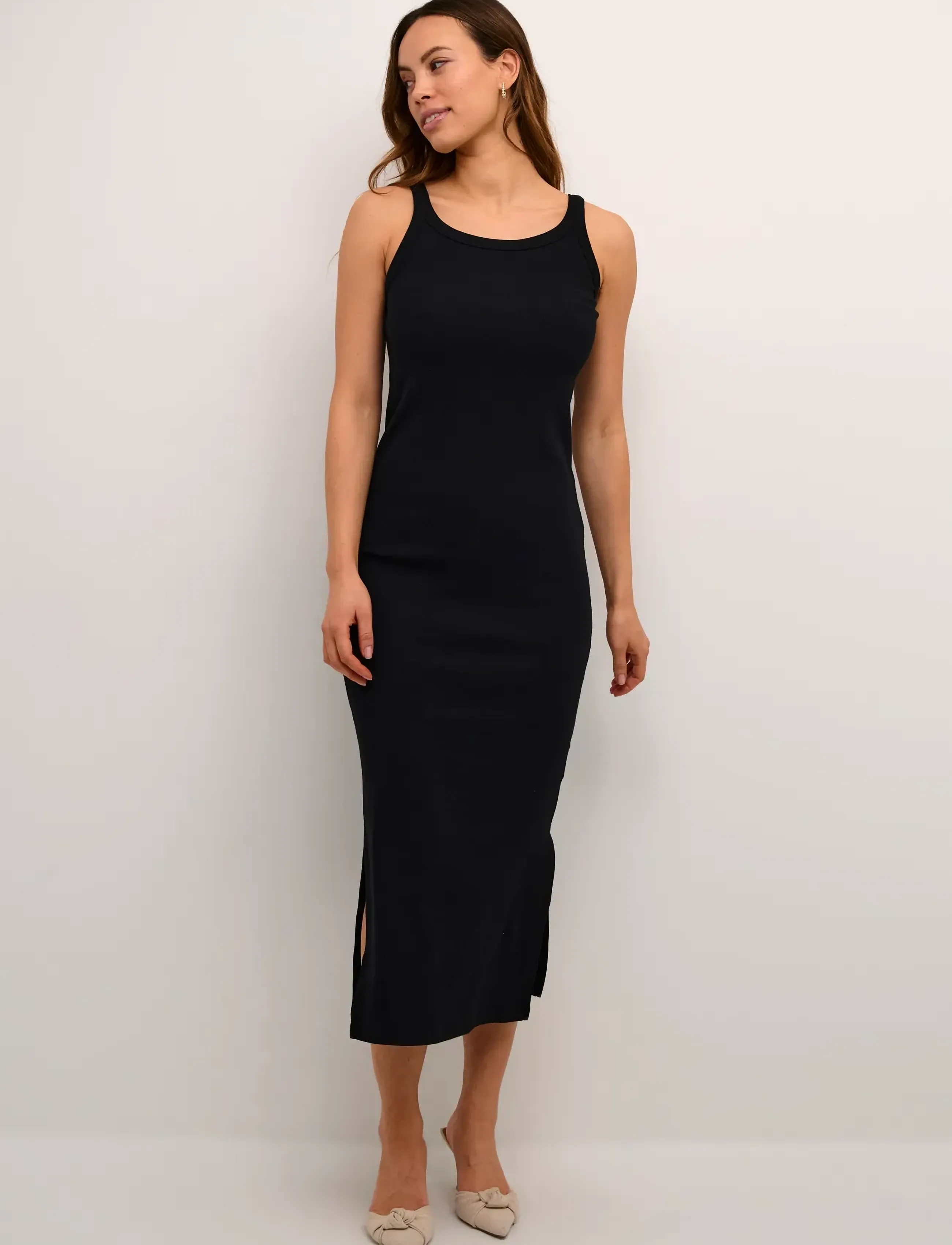 Kaffe Kacarna Dress, XL, Black, Kjoler > Bodycon-Kjoler, Dame