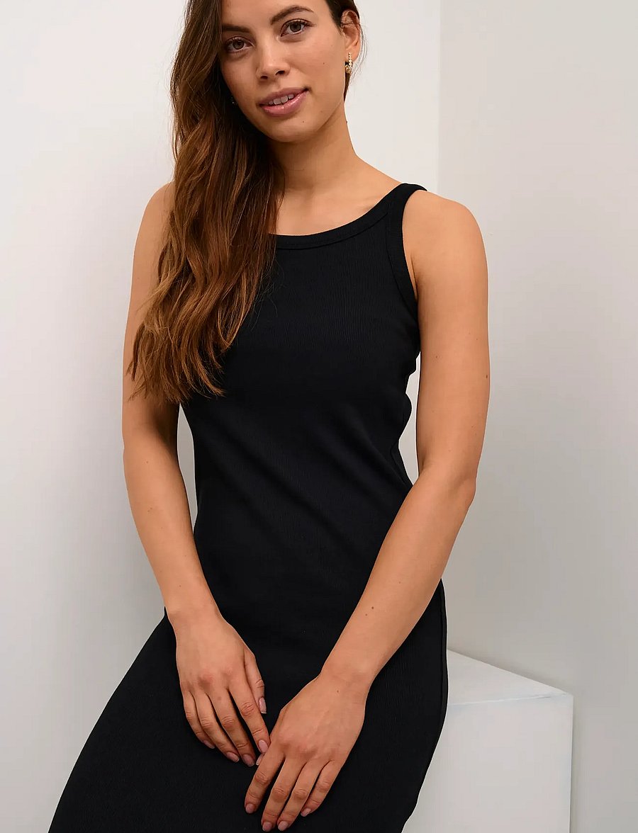Kaffe - KAcarna Dress - etuikleider - black deep - 4