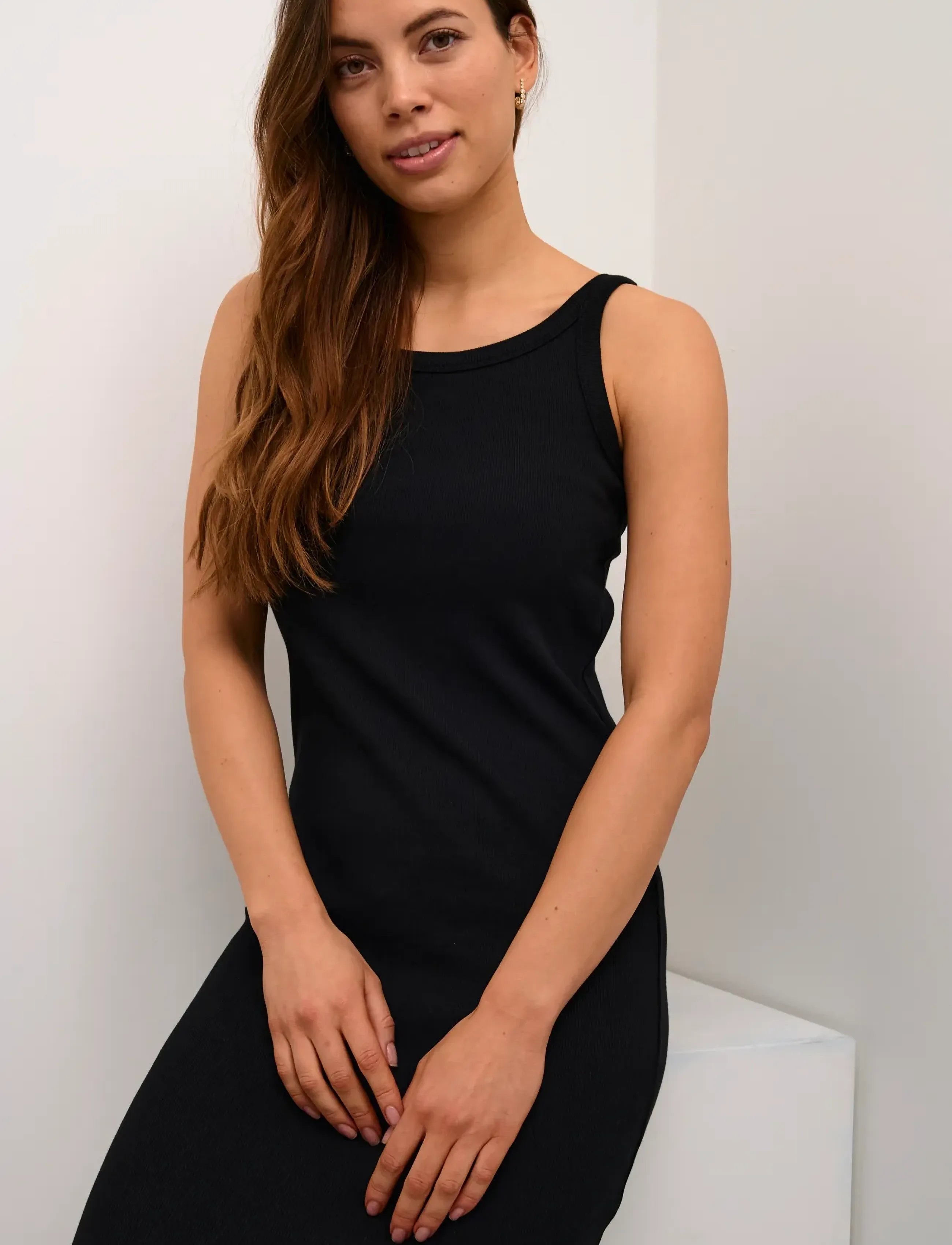 Kaffe - KAcarna Dress - etuikleider - black deep - 4