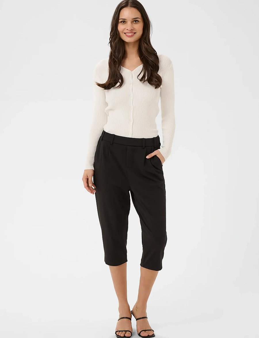 Kaffe - KAjenny Capri Pants - caprihose - black deep - 3
