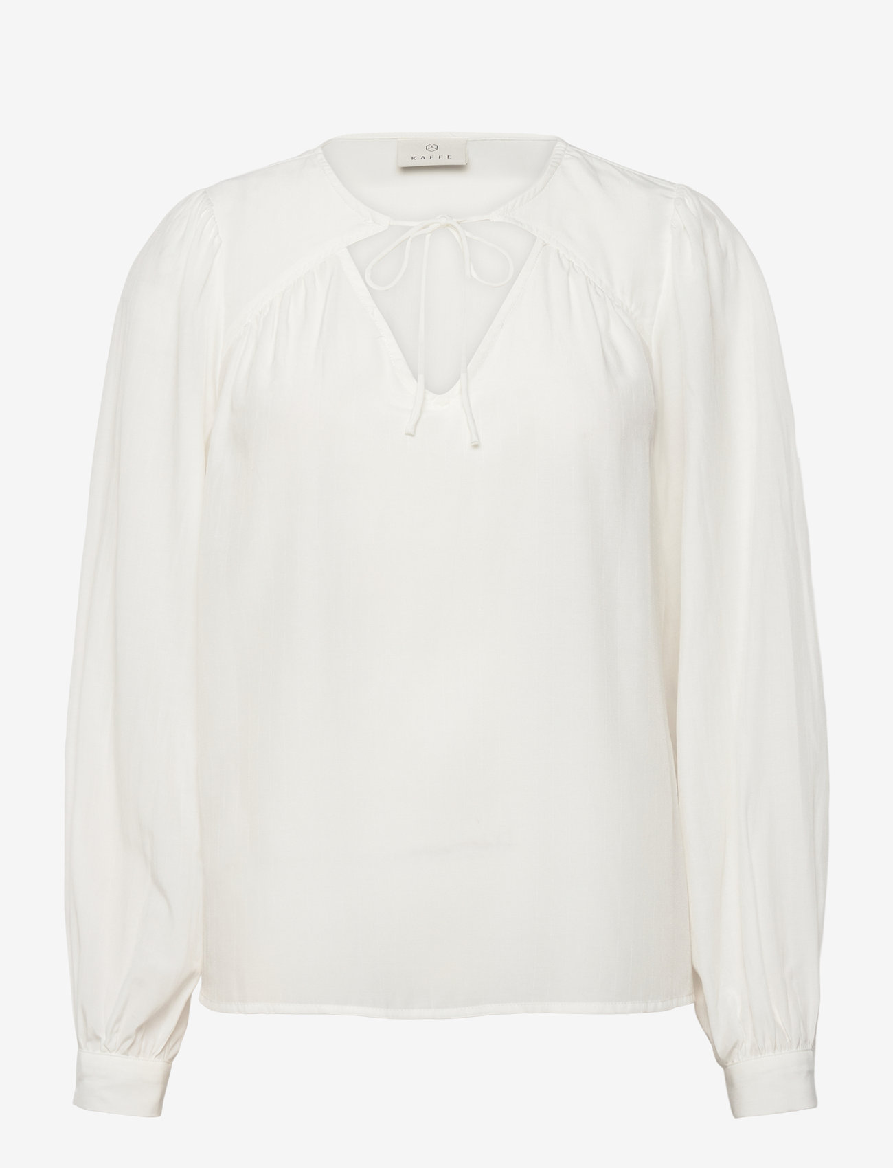 Kaffe - KAbarbara Blouse - langärmlige blusen - chalk - 0