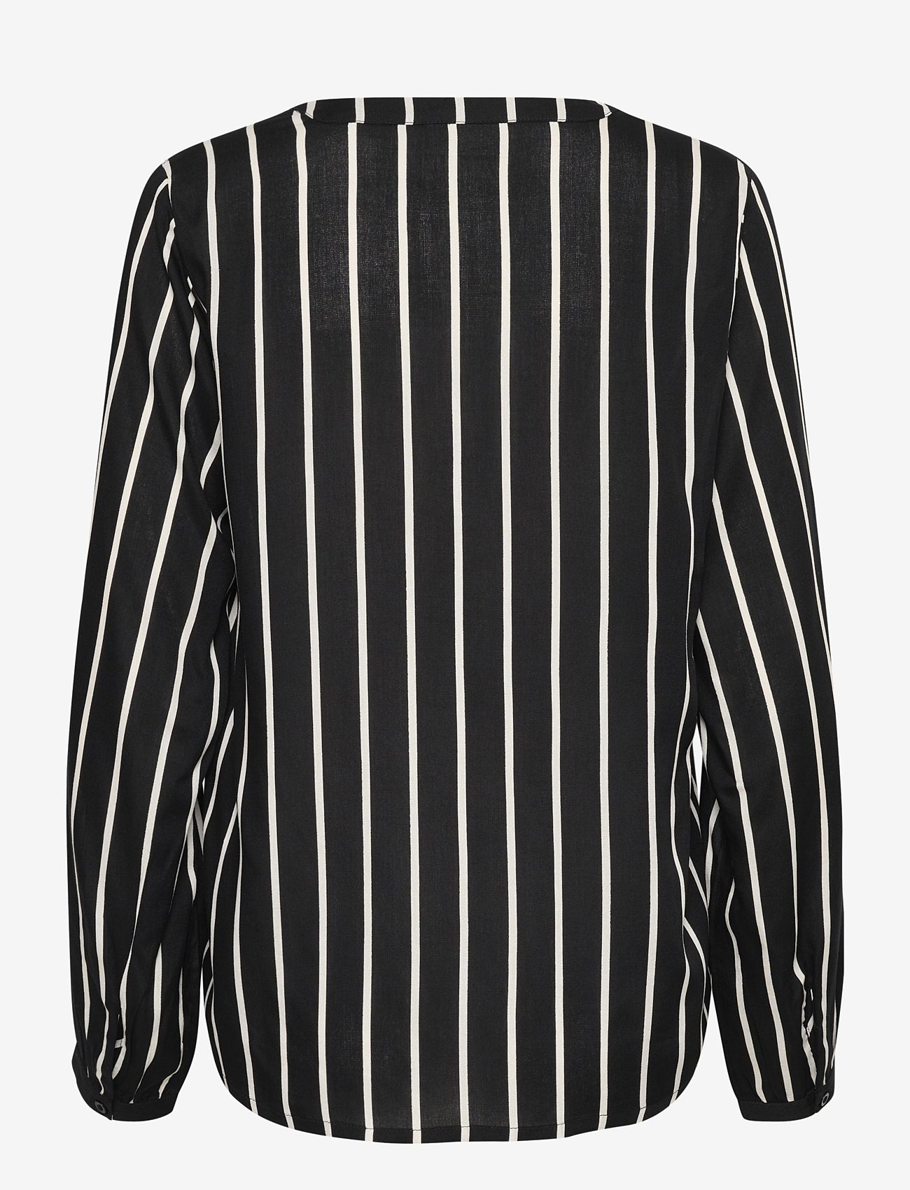 Kaffe - KAbeathe Blouse - langärmlige blusen - black/chalk stripe - 1