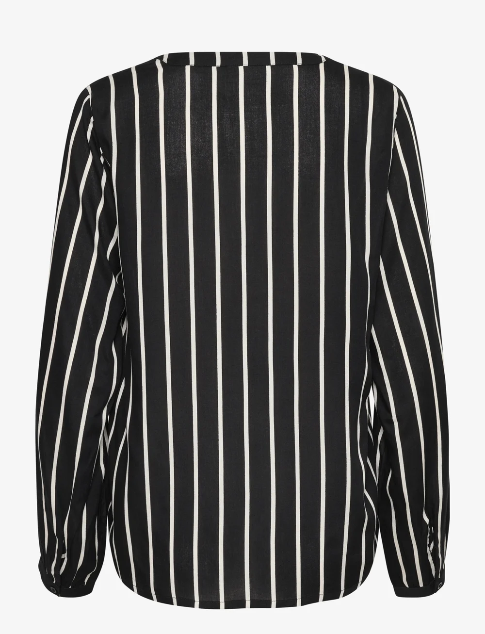 Kaffe - KAbeathe Blouse - langærmede bluser - black/chalk stripe - 2