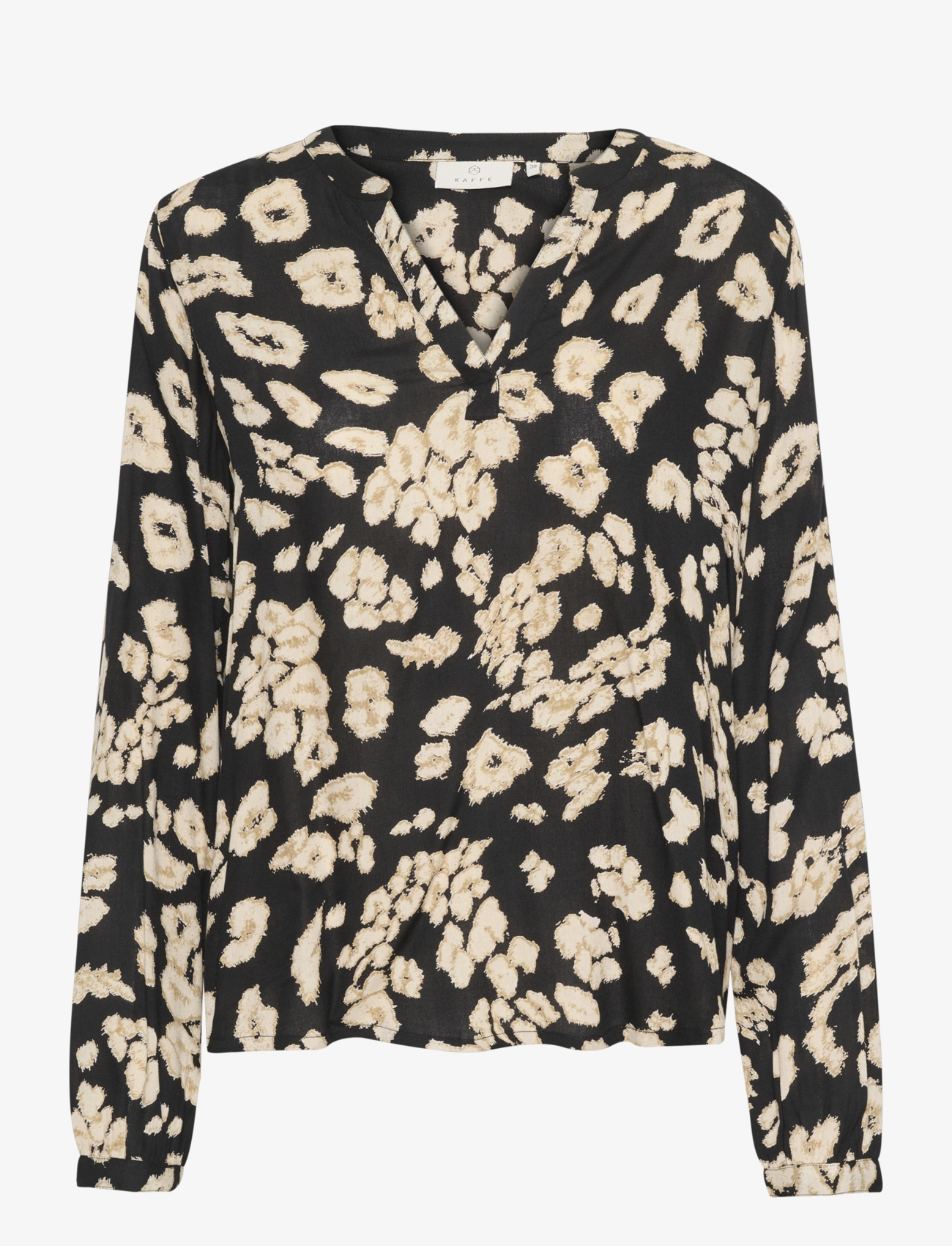 BLACK/SAND LEO PRINT