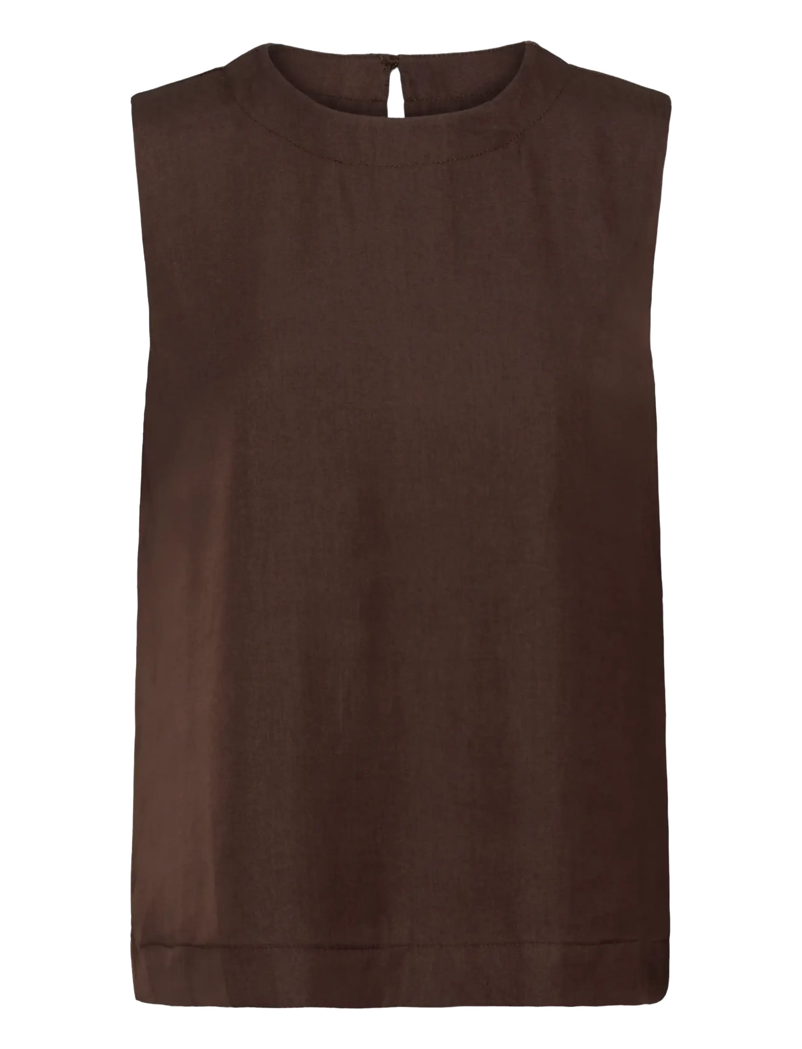 Kaffe KAallie Top - Nyheder - COFFEE BEAN / brown
