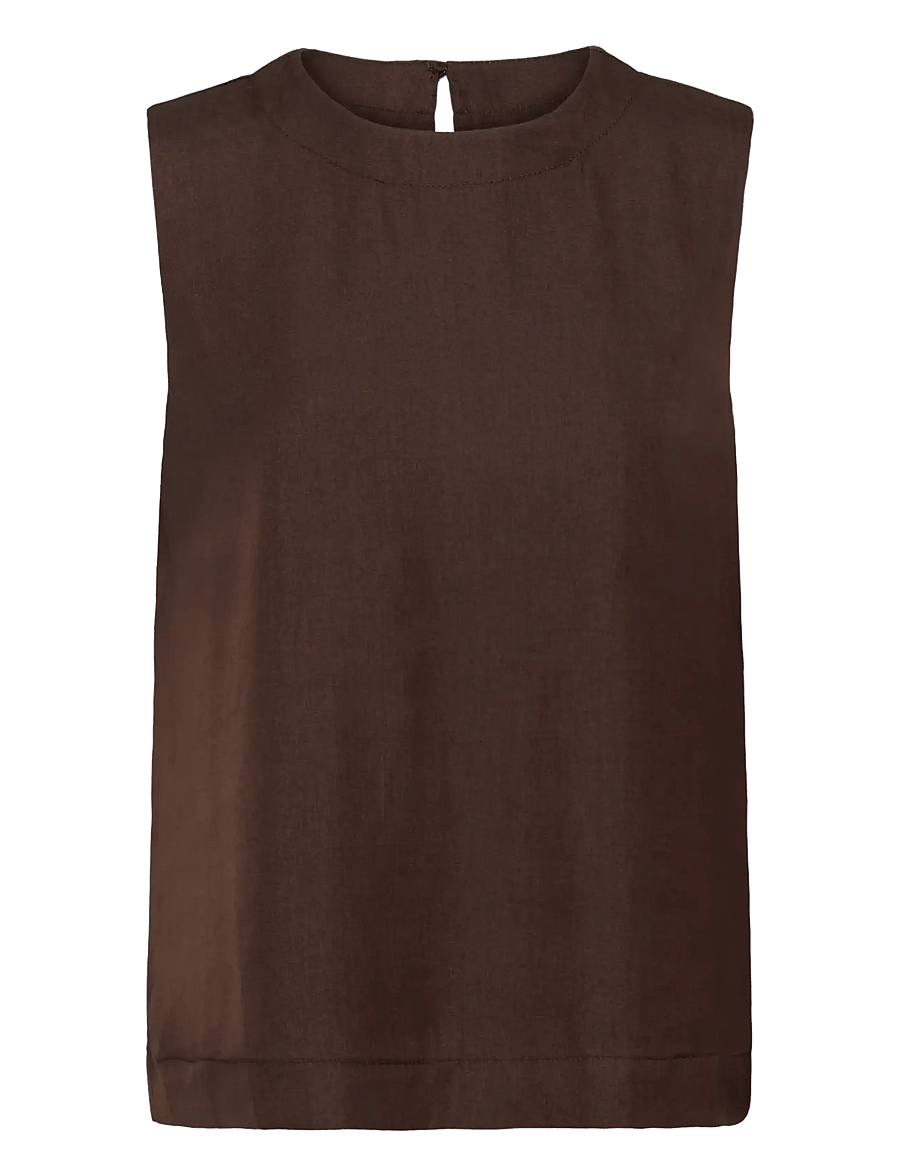Kaffe - KAallie Top - Ärmellose tops - coffee bean - 1