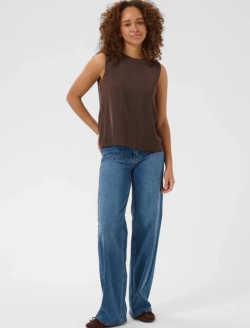 Kaffe - KAallie Top - tanktops - coffee bean - 3