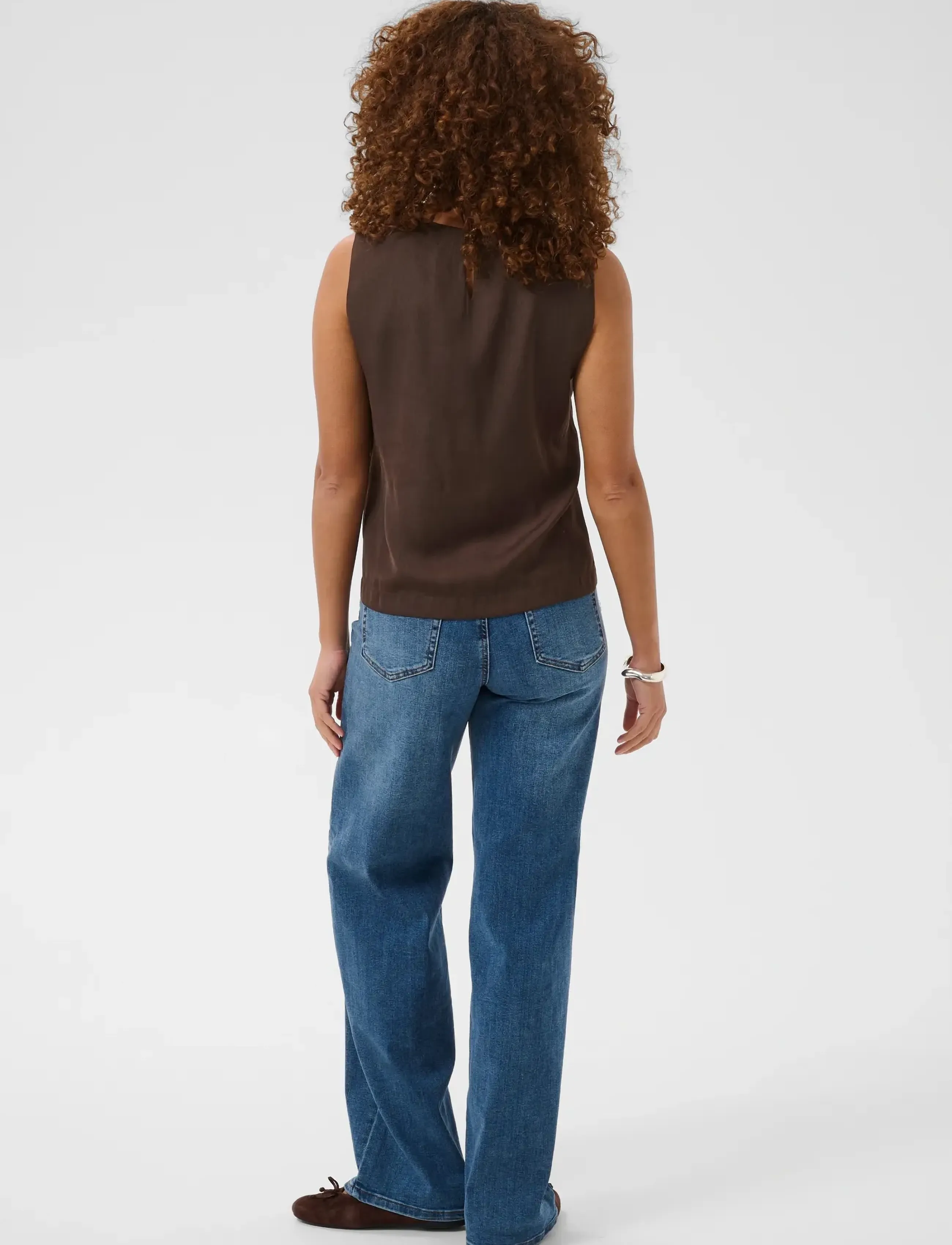 Kaffe - KAallie Top - Ärmellose tops - coffee bean - 4