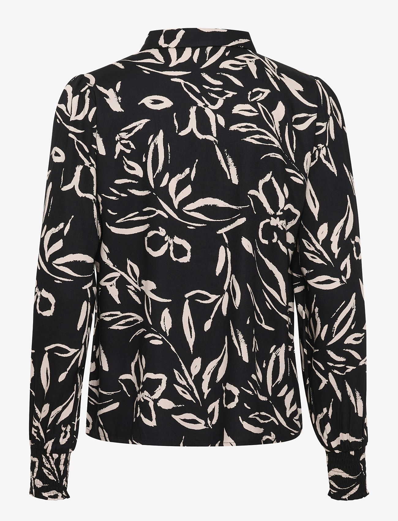 Kaffe - KAforrest Shirt - black/sand painted flower - 1